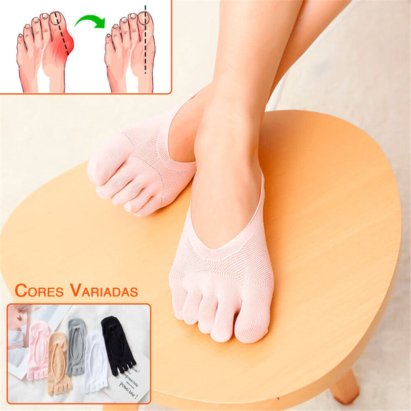 Comfort Socks - Meias Ortopédicas para Alívio de Dores nos Pés - Tamanho Único (34 a 39)